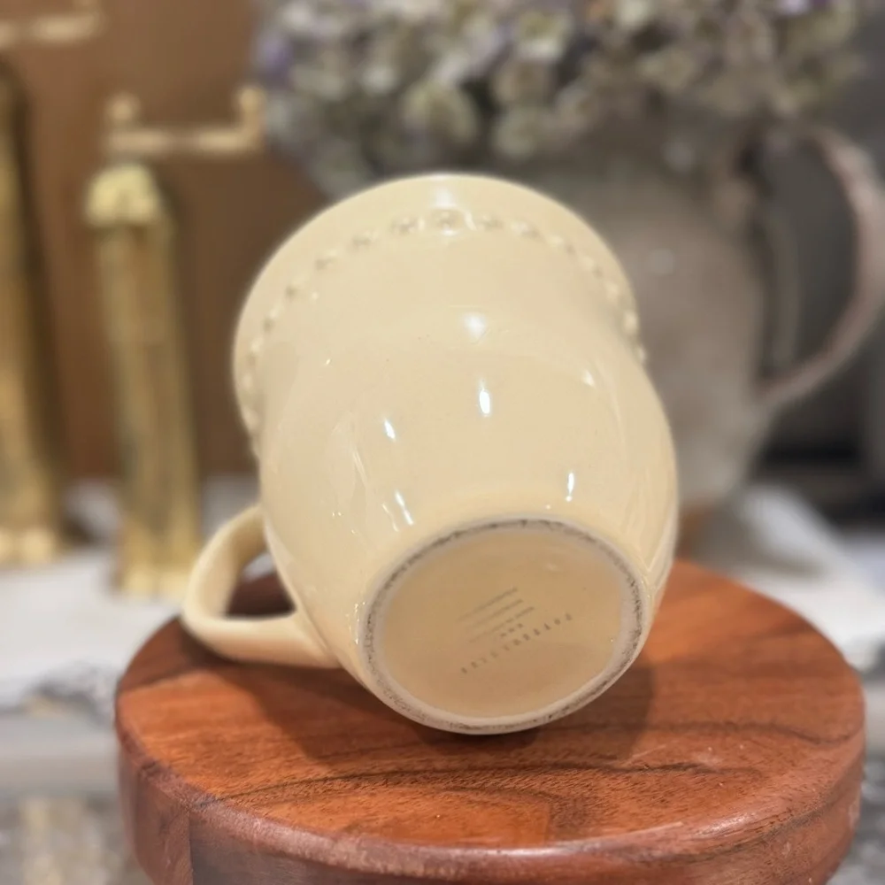 Emma Yellow by POTTERY BARN CHINA Coffee Tea Mug